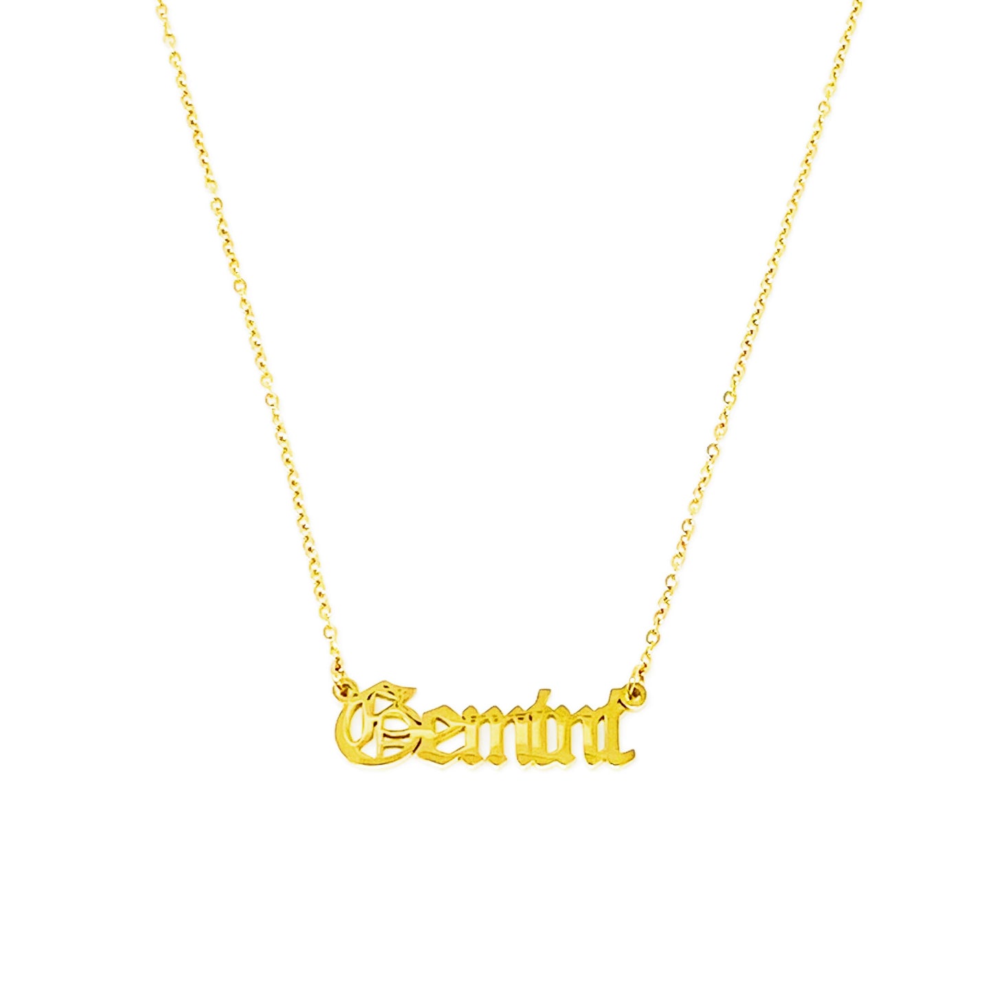 Zodiac Name Necklace Gemini