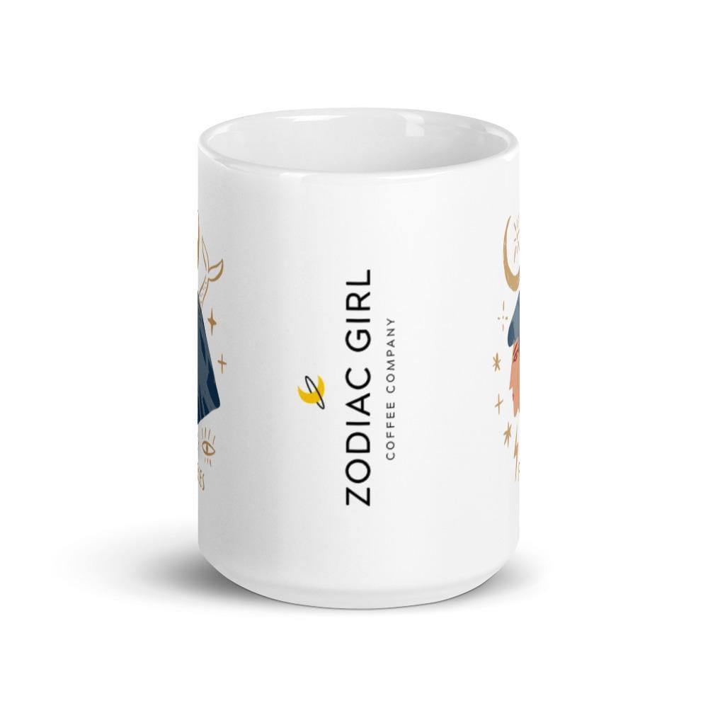 side view of Pisces sign mug