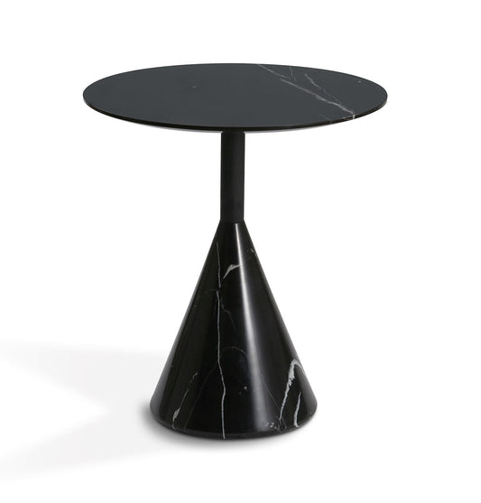 black marble side table
